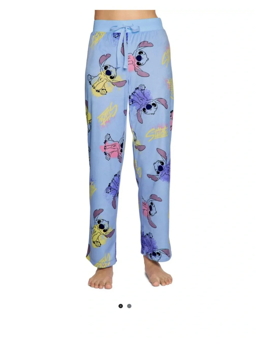 NWT Disney Women’s Lilo & Stitch Fleece Pajama Pant - Picture 9 of 9